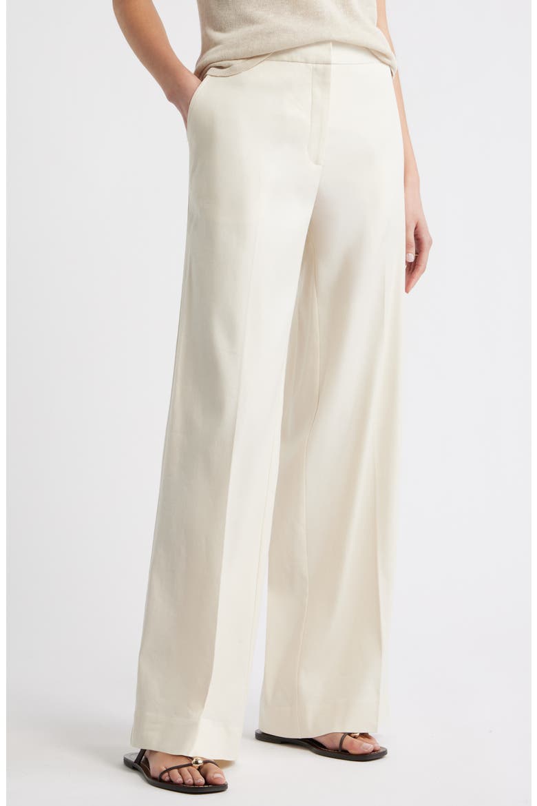 The Lennox Linen Blend Wide Leg Trousers