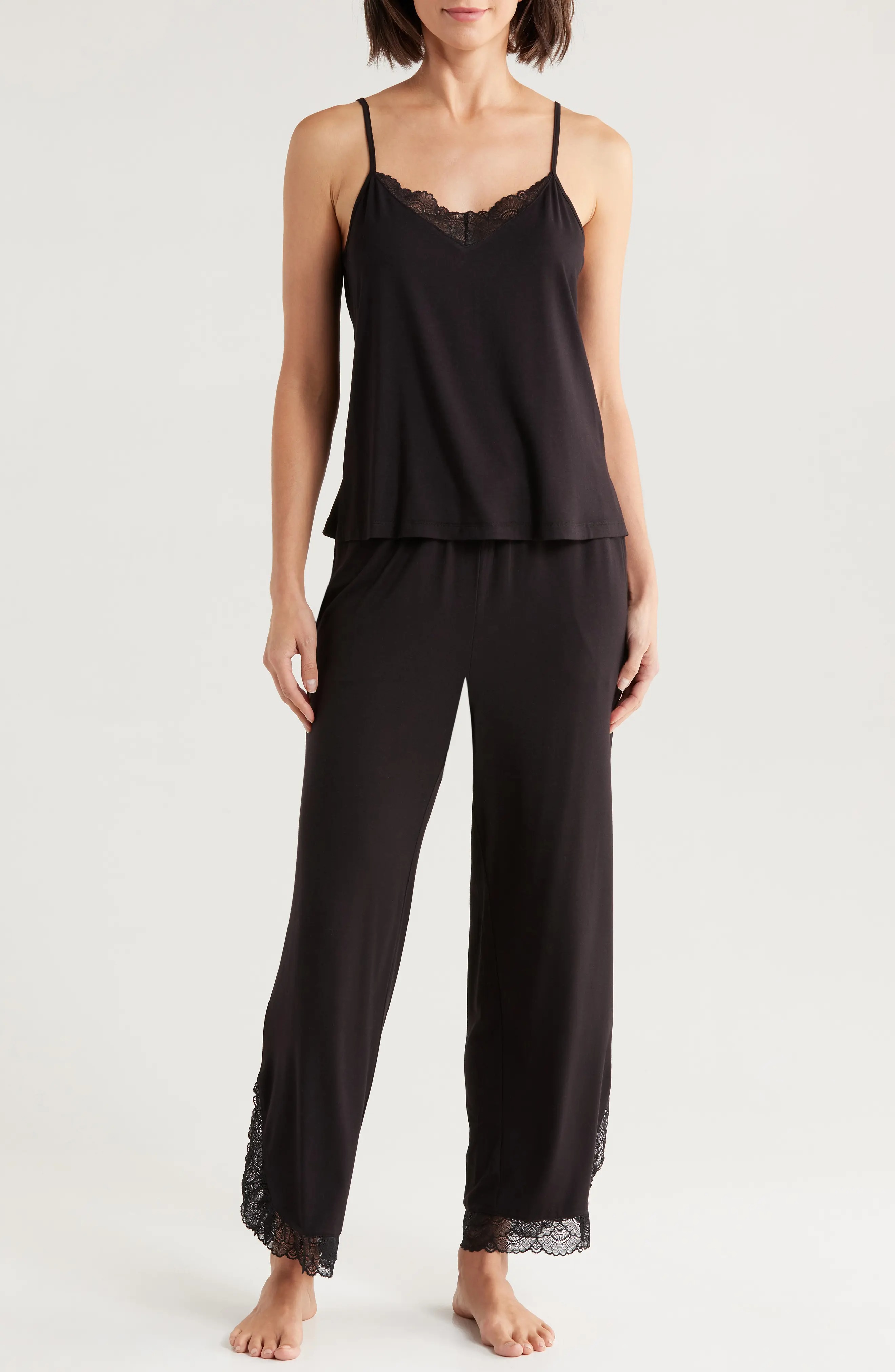Nordstrom, Moonlight Eco Lace Trim Pajamas