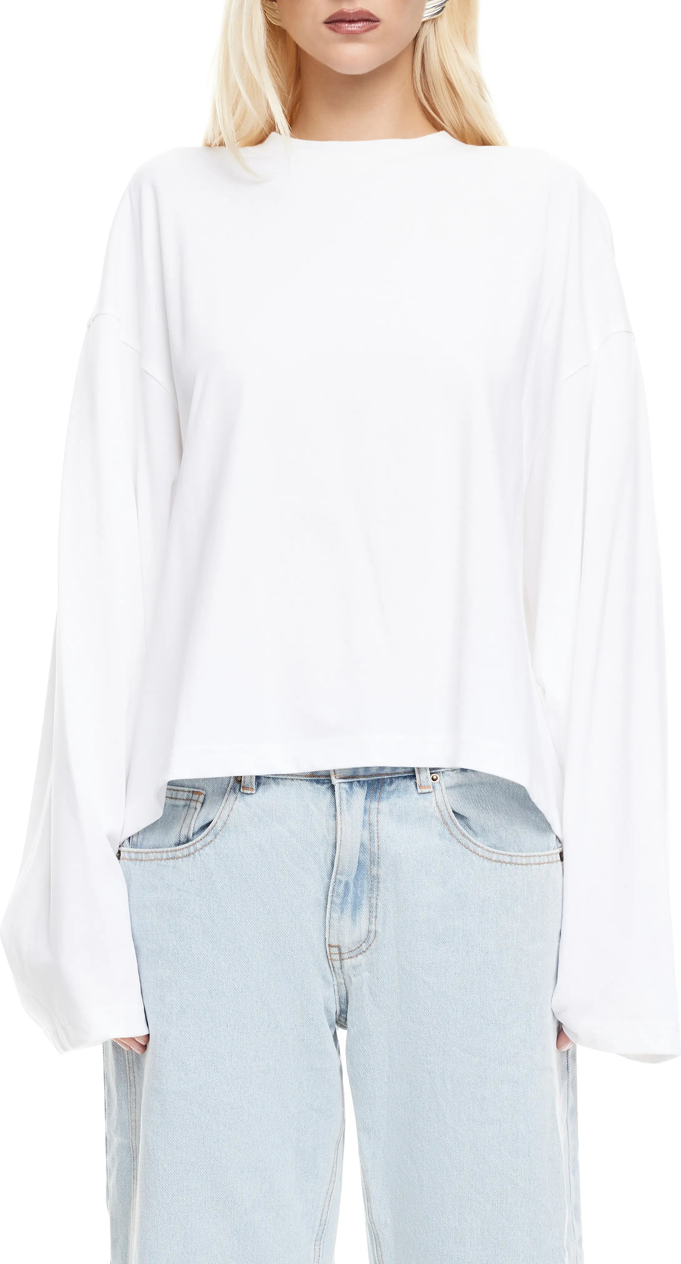 LIONESS, Bloom Long Sleeve Knit Shirt