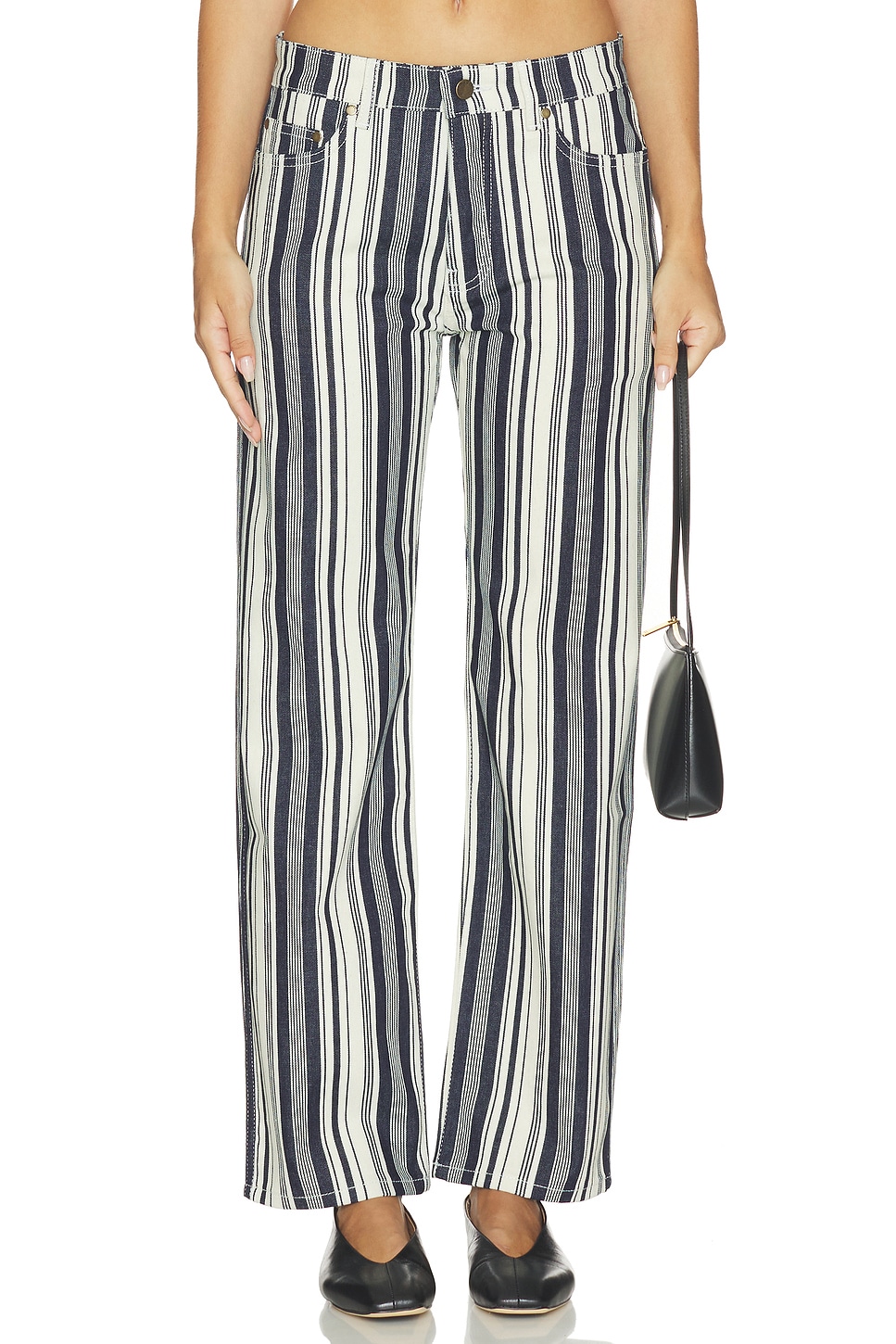 Stripe Straight Jean