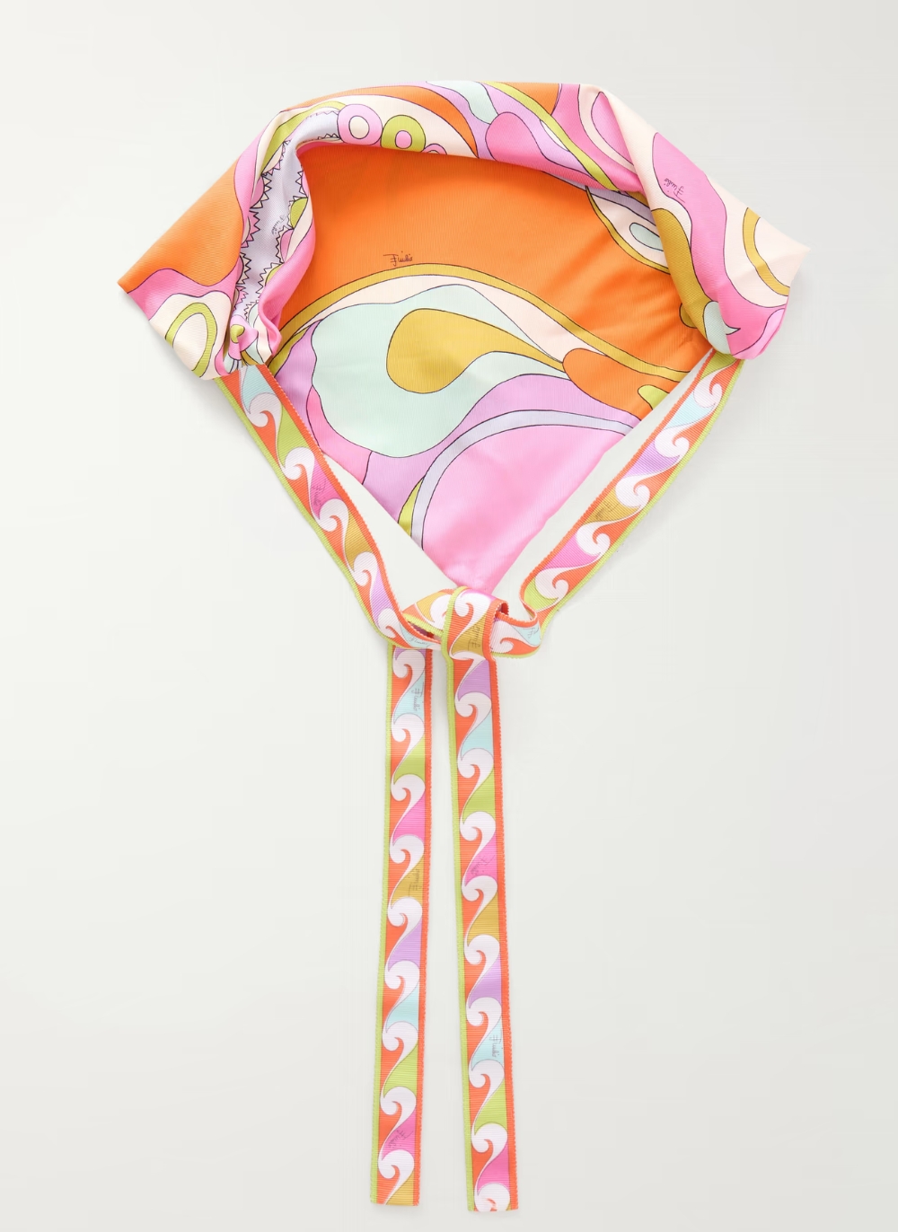 Printed Silk-Twill Headscarf