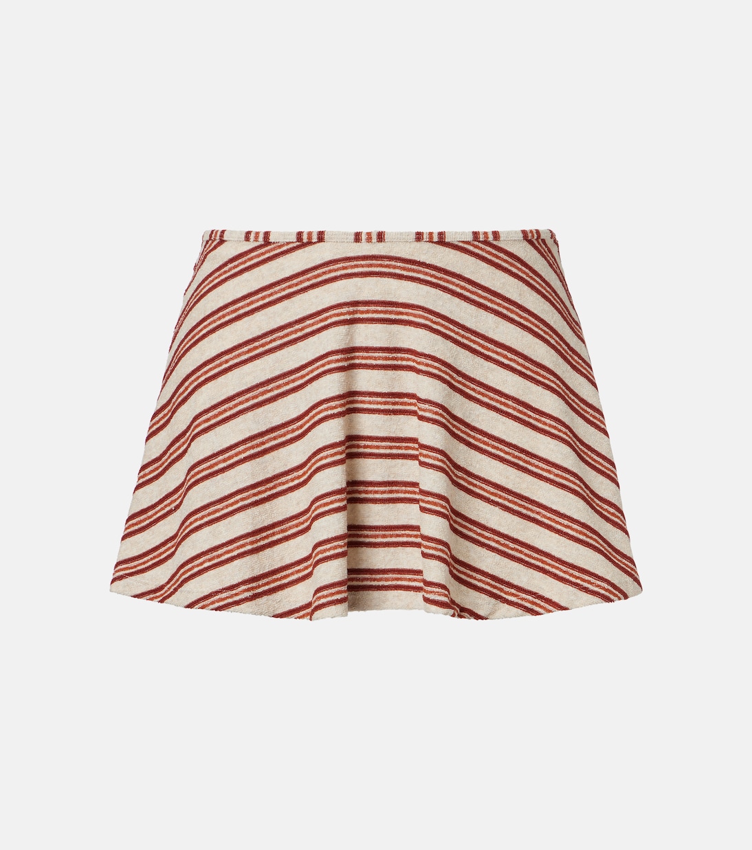 Joan Striped Skort in Red - Montce