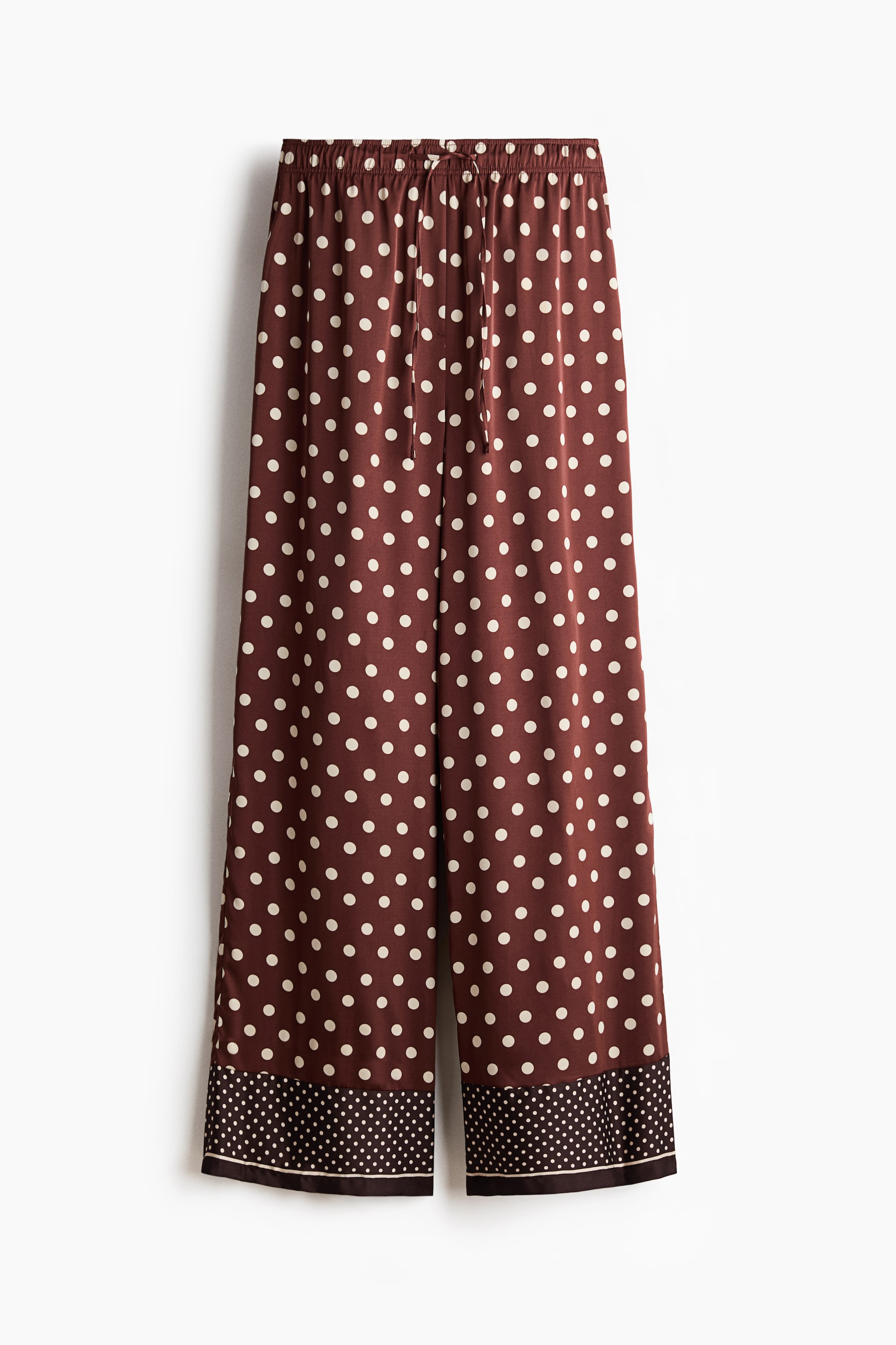 Wide Drawstring Trousers