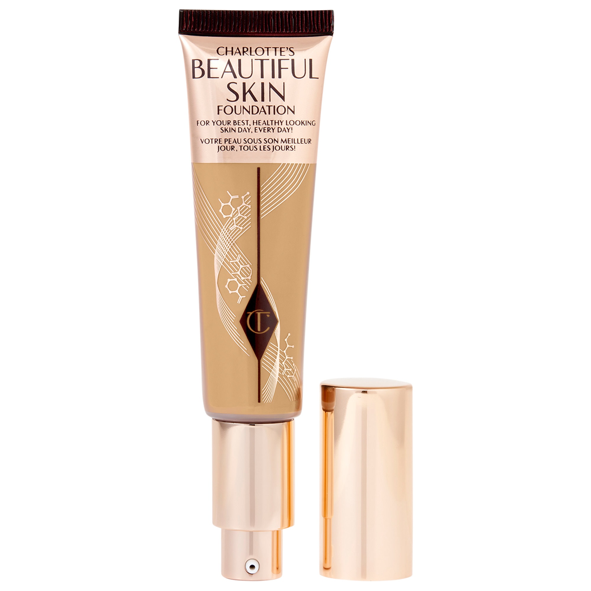 Beautiful Skin Medium Coverage Liquid Foundation With Hyaluronic Acid - 1 Neutral