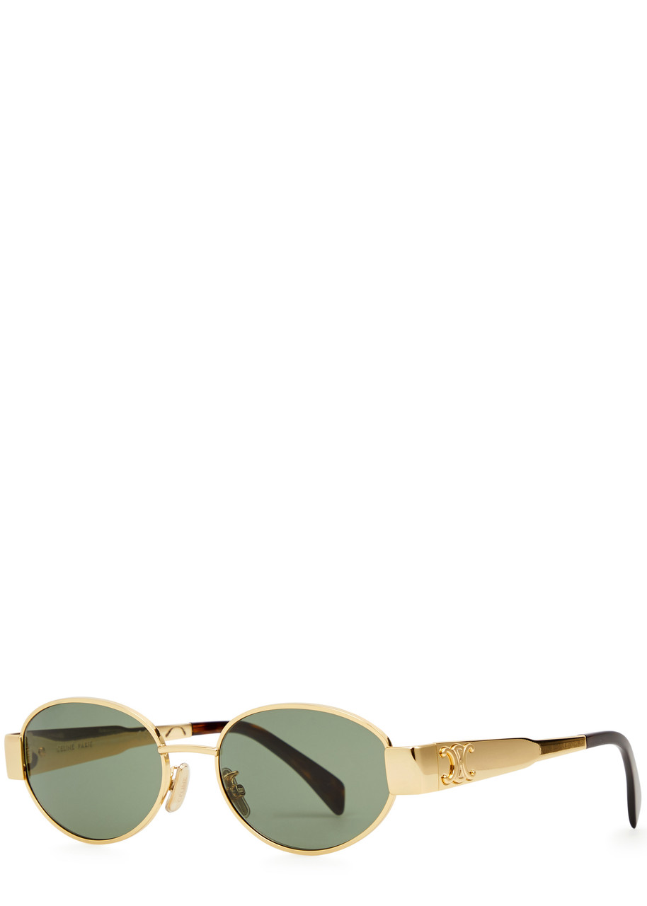 Triomphe Round-Frame Sunglasses