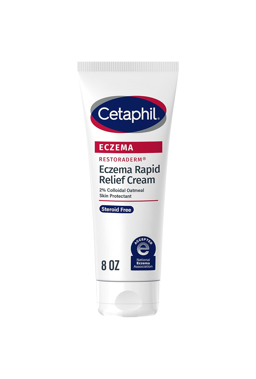 Cetaphil Eczema Restoraderm Flare-Up Relief Cream, for Eczema Prone Skin, 8 Oz, Barrier Repair, 48 Hour Hydration, 2% Skin Protectant Colloidal Oatmeal, Steroid Free