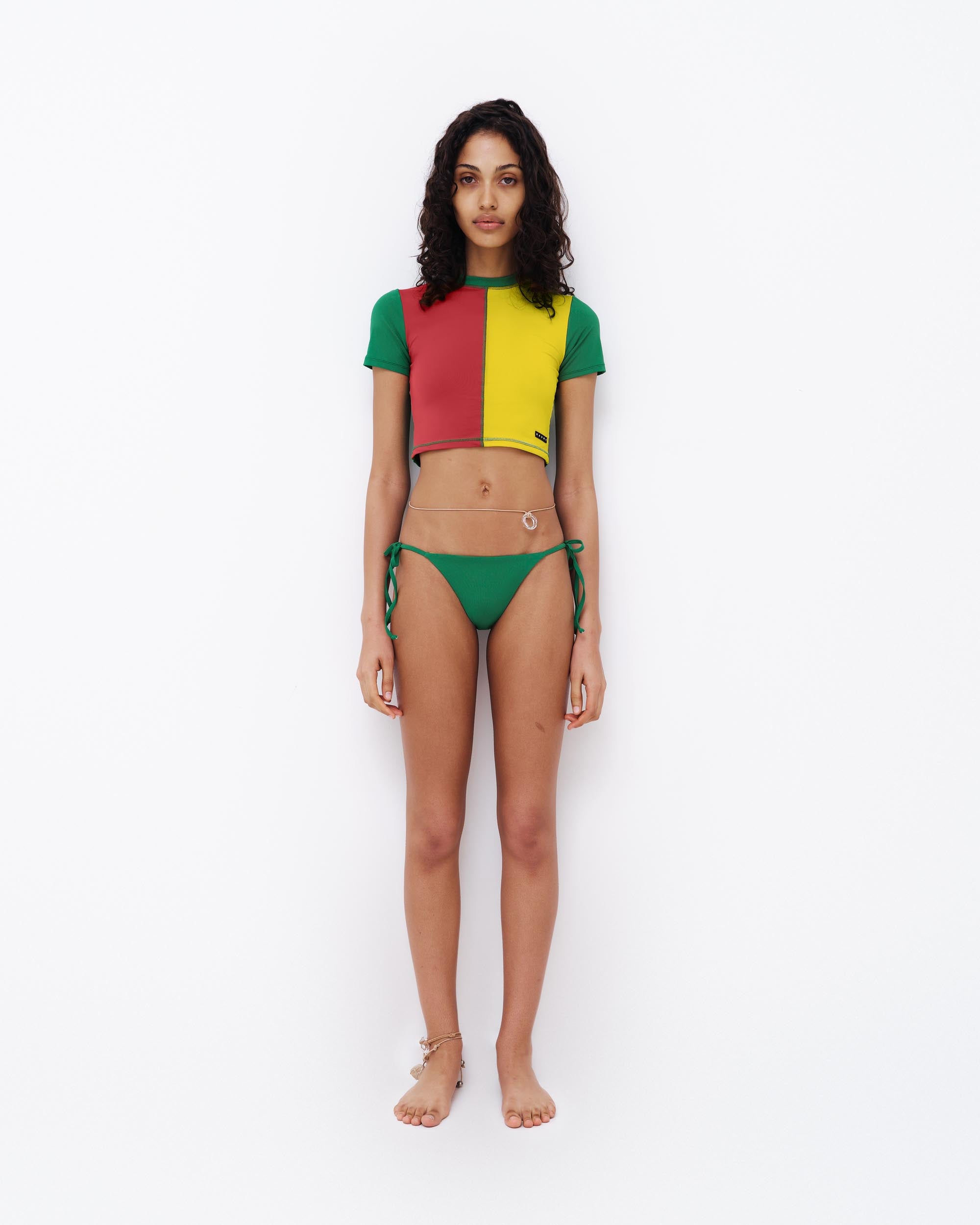 Short Sleeve Cropped T - Latino / Summer / Iguana