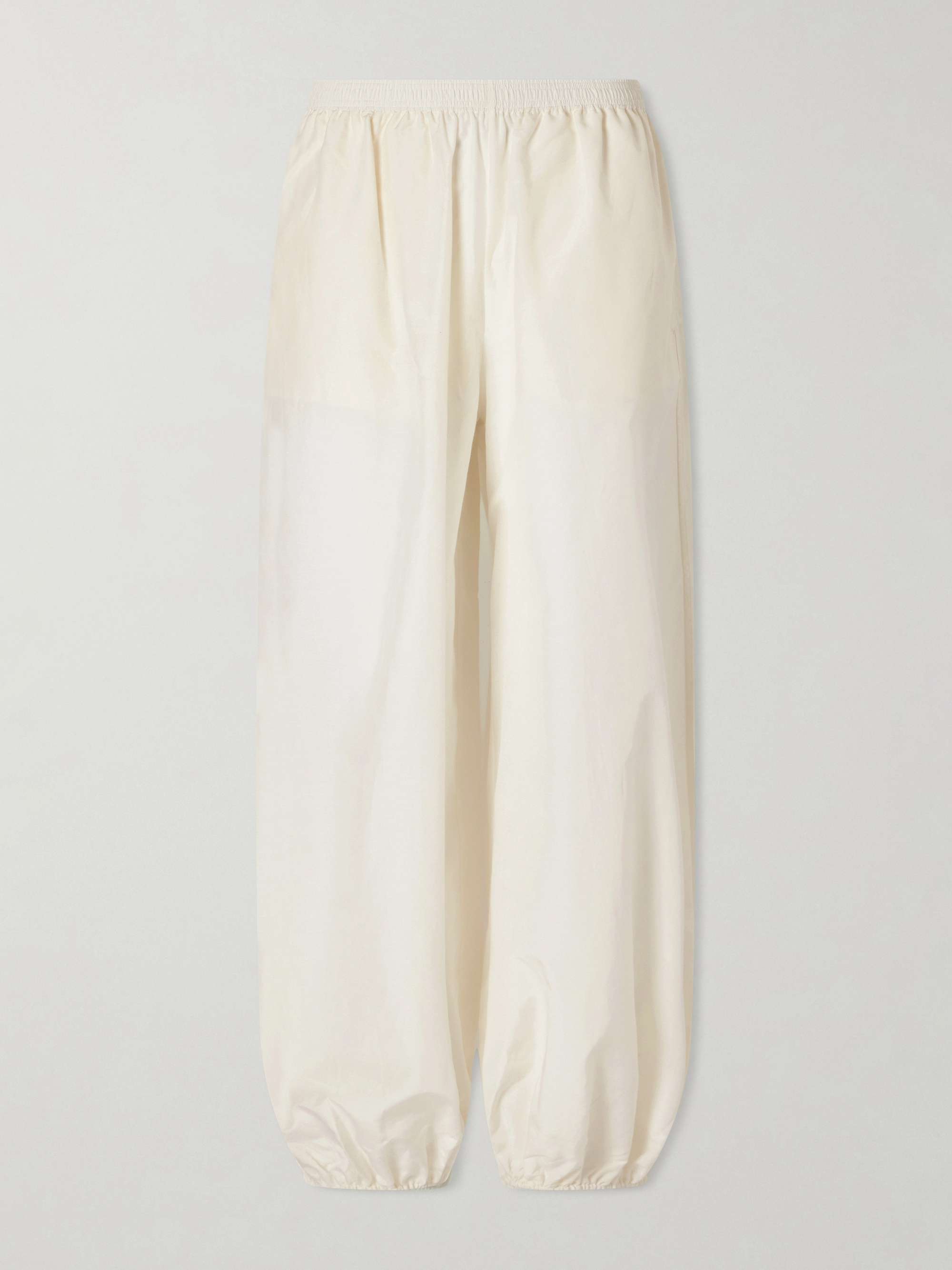Almaya Cotton and Silk-Blend Balloon Pants