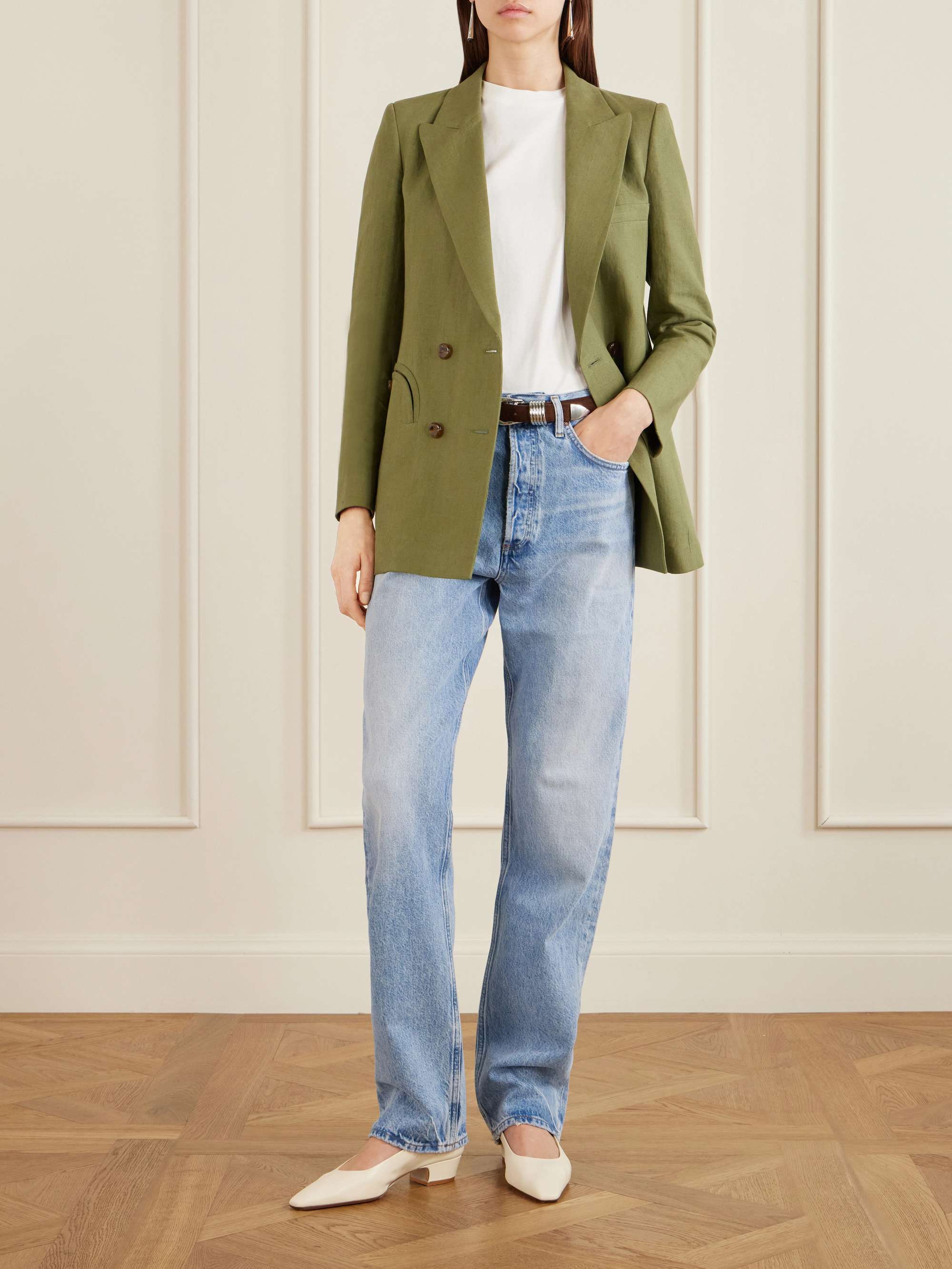 90s in the 32&rdquo; Inseam Mid-Rise Straight-Leg Jeans