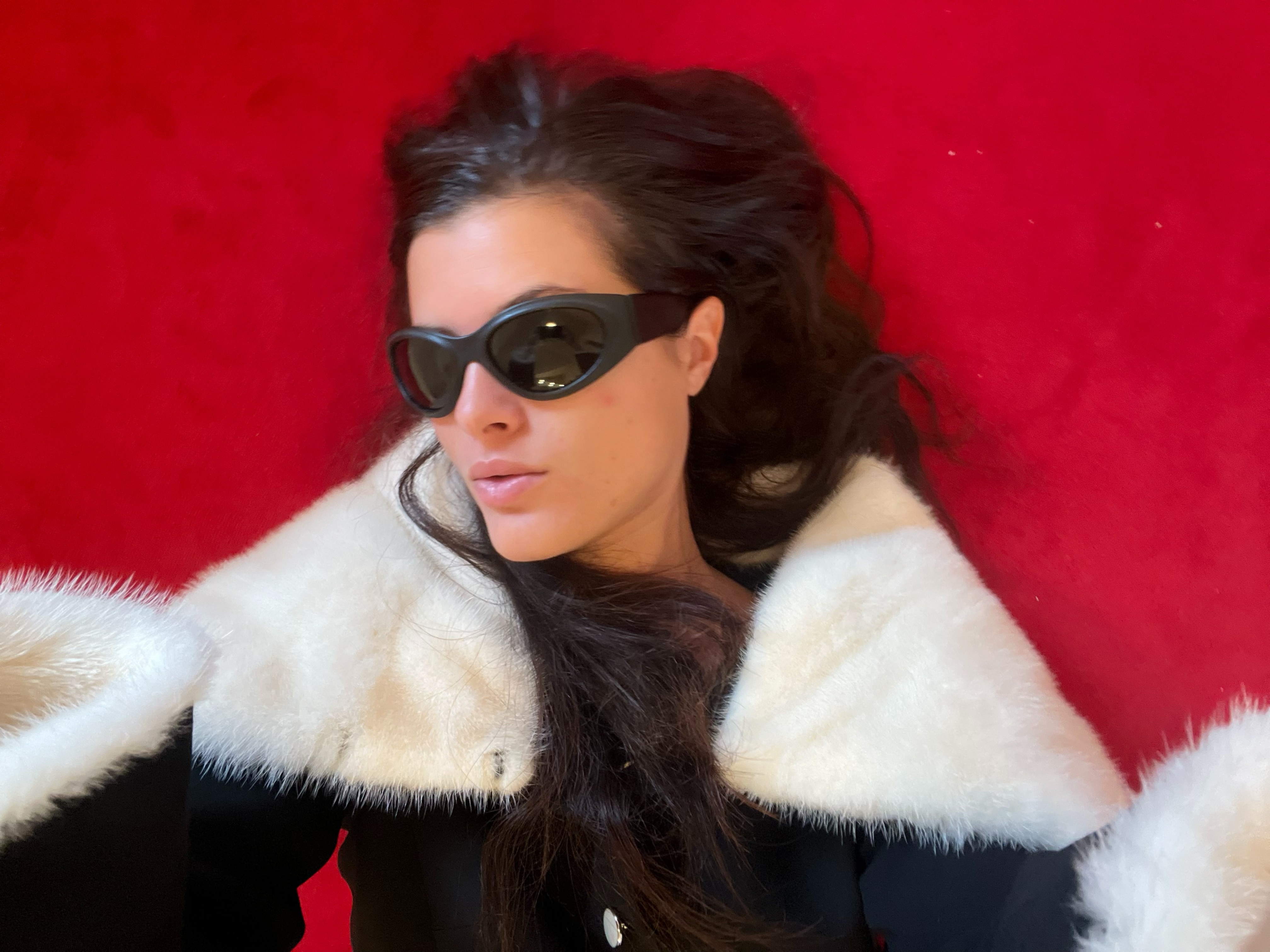 Alice Violier Amzalak wearing vintage sunglasses.