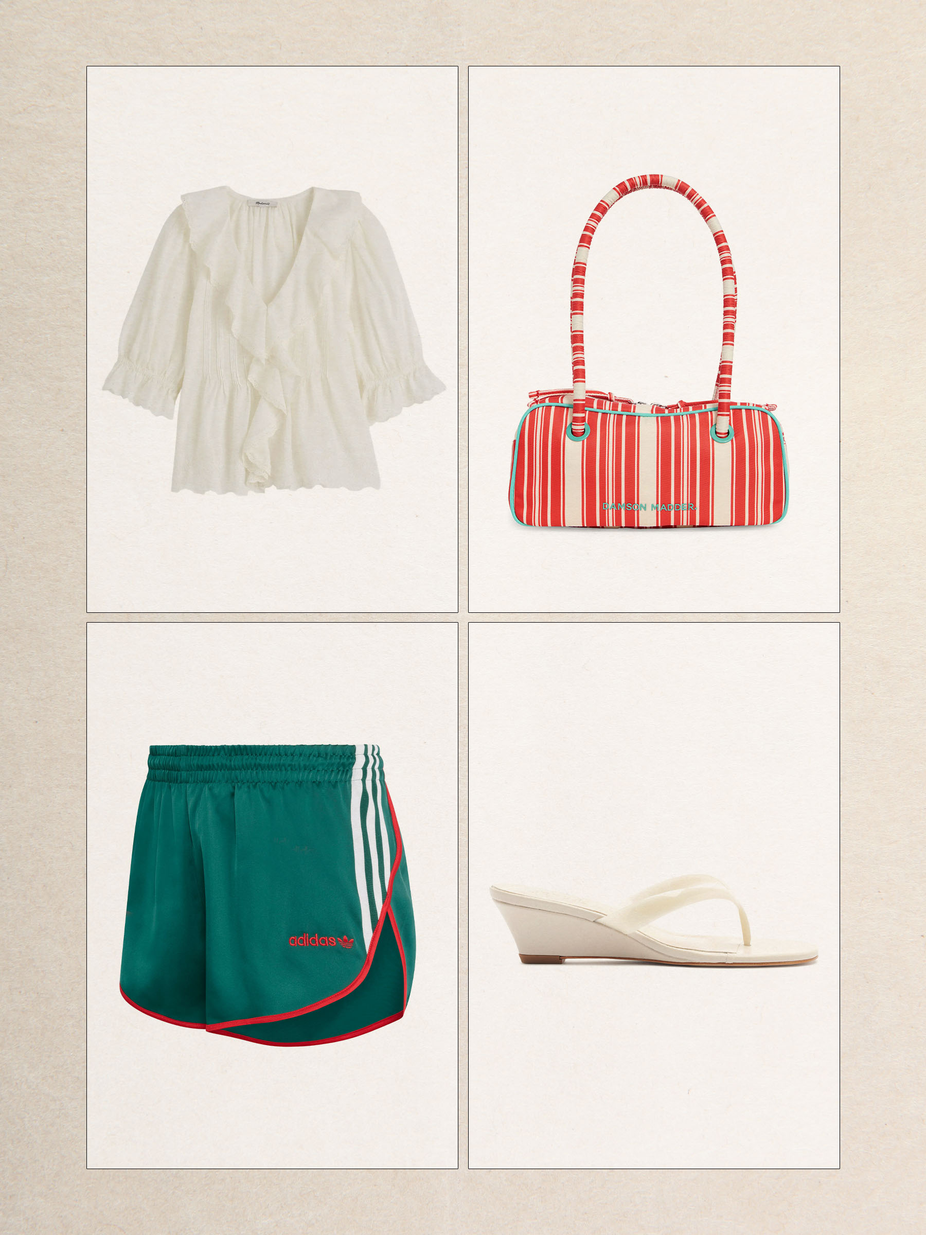 Track shorts outfit