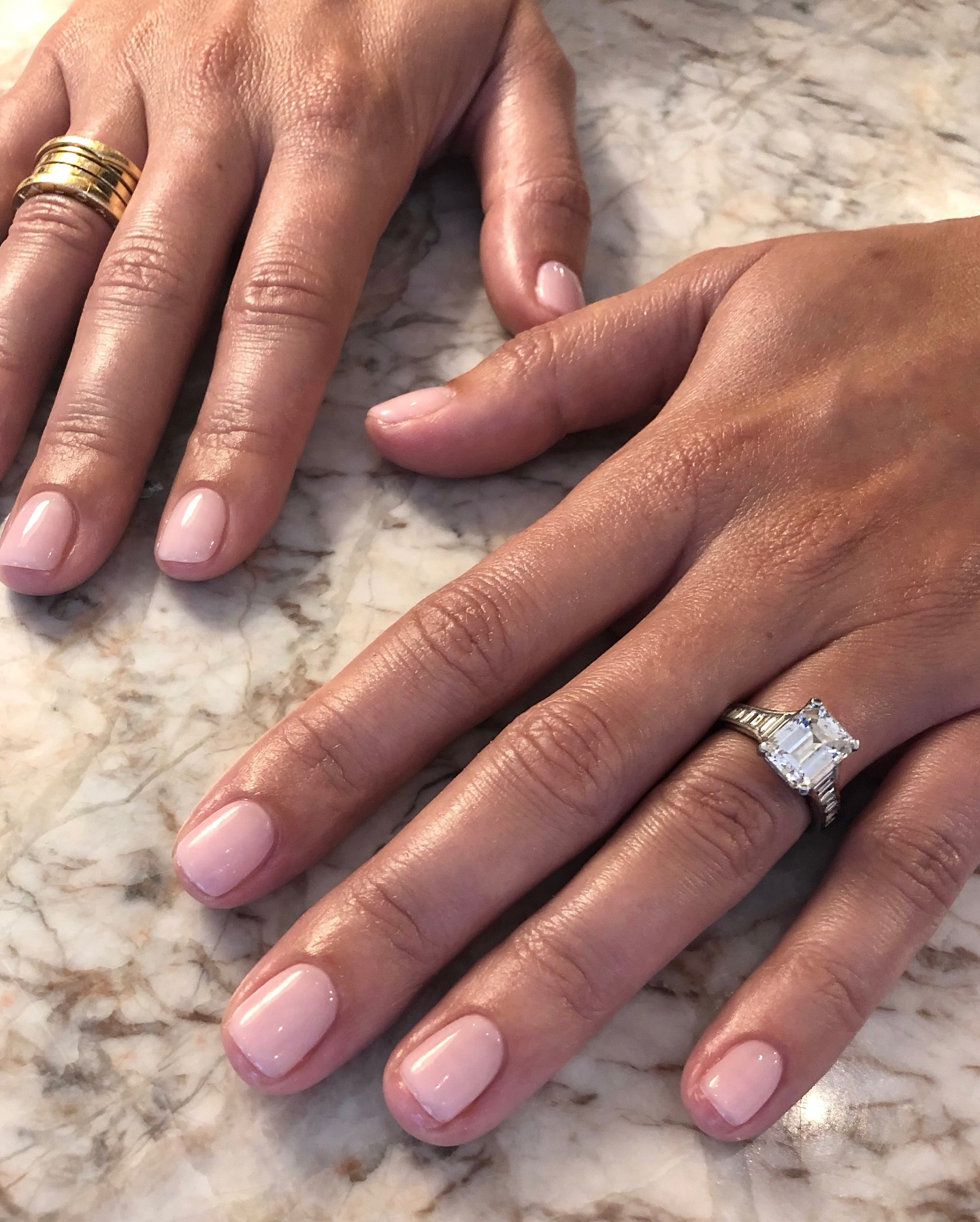 understated princess nails @iramshelton