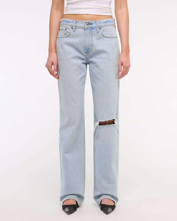 Abercrombie, Low Rise Baggy Jean