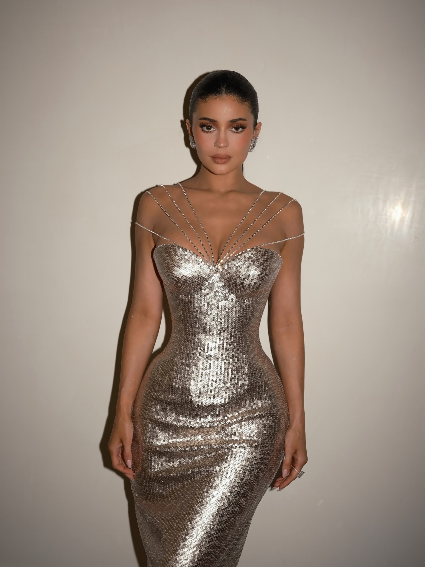 Kylie Jenner attending a red carpet event in 2026.
