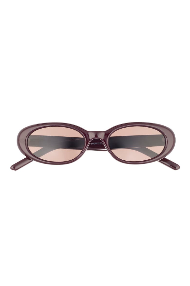 Narrow Oval Sunglasses
