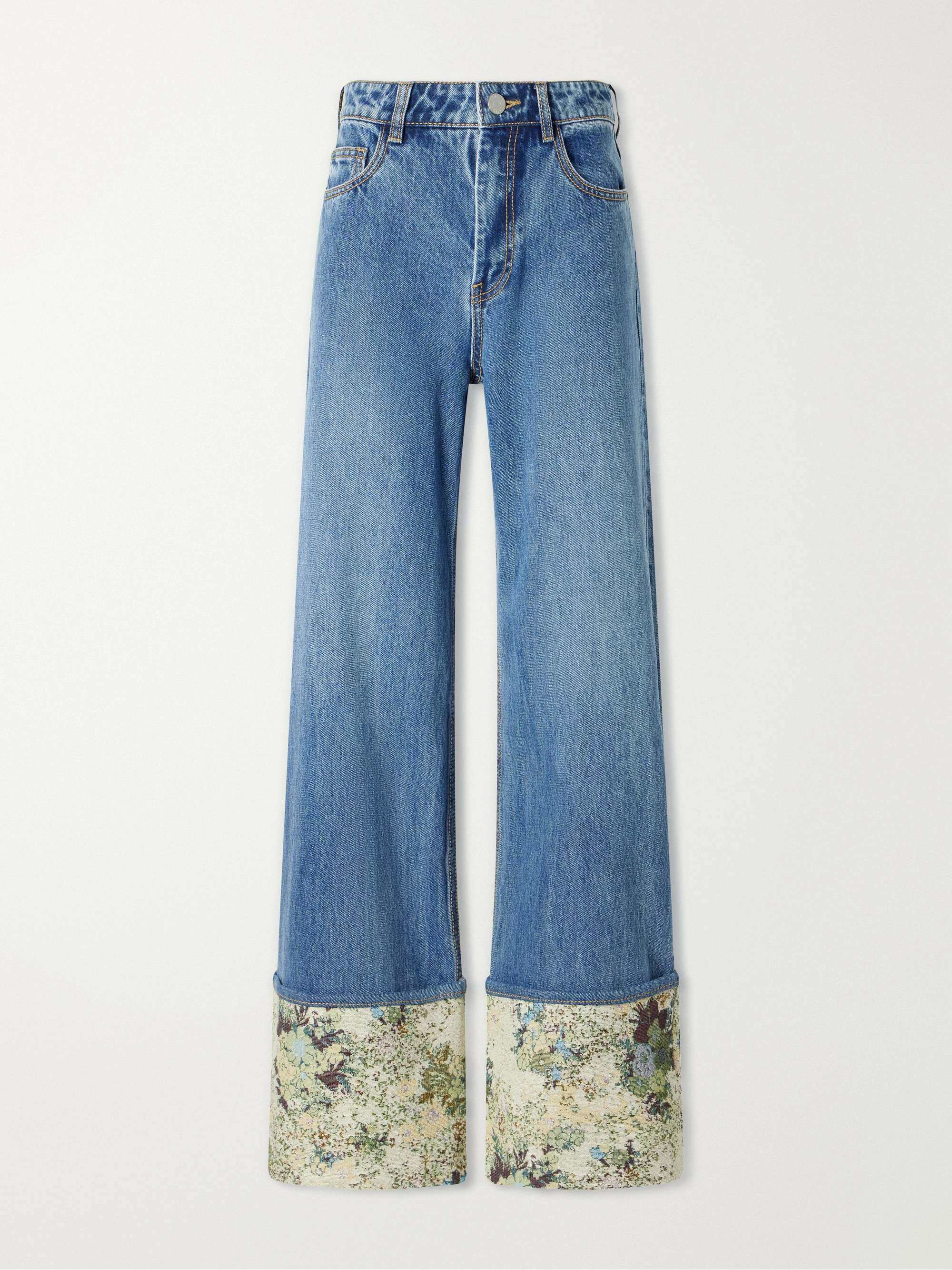 Marcel Printed Straight-Leg Jeans