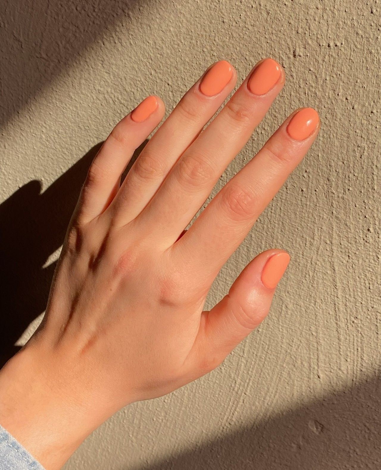 peach sorbet nail colour