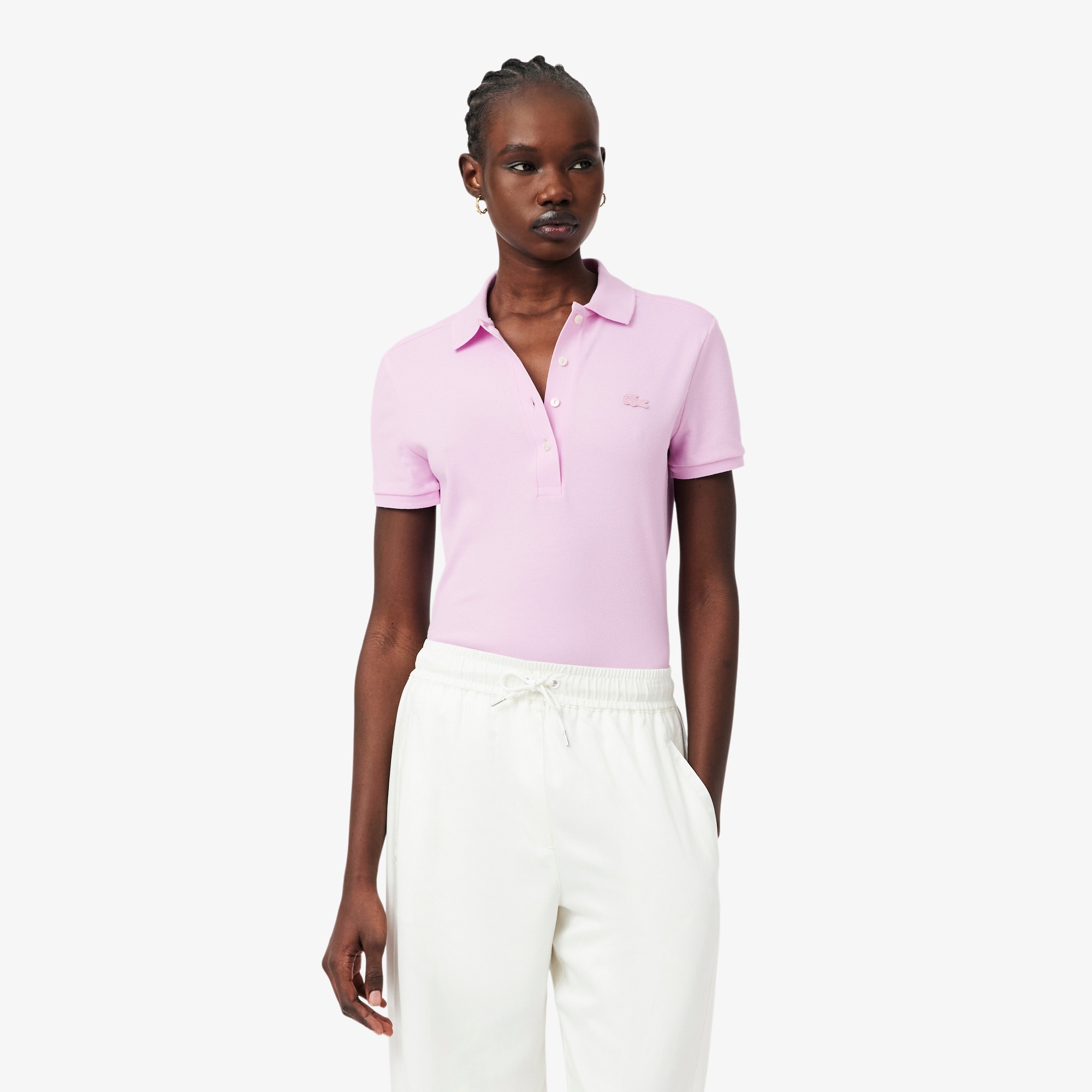 L.12.d Slim Fit Stretch Piqu&eacute; Polo Shirt
