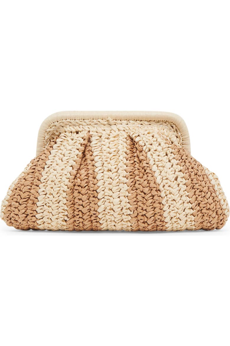 Hydra Convertible Raffia Clutch