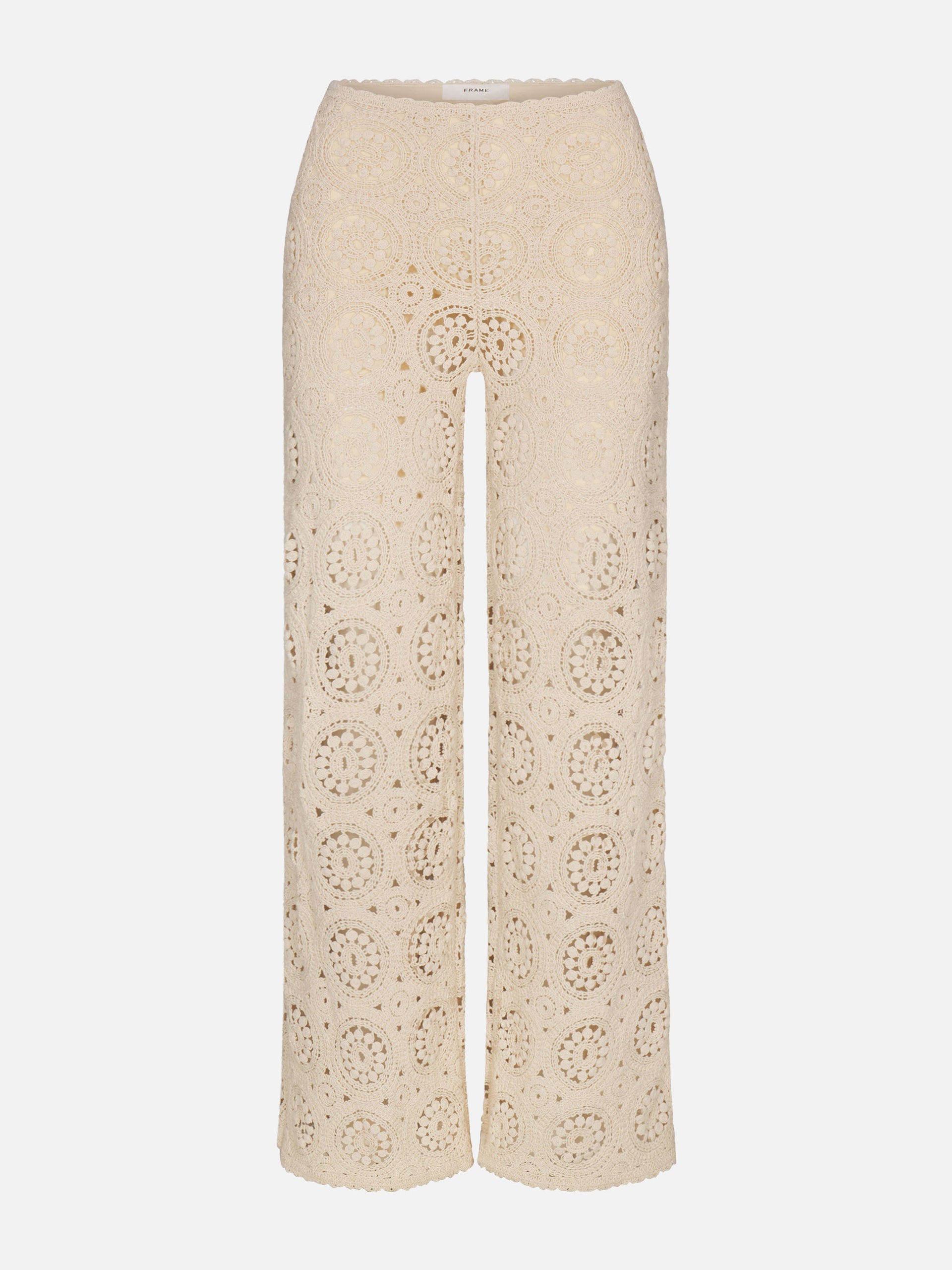 The Crochet Pant -- Cream - Xs / Cream