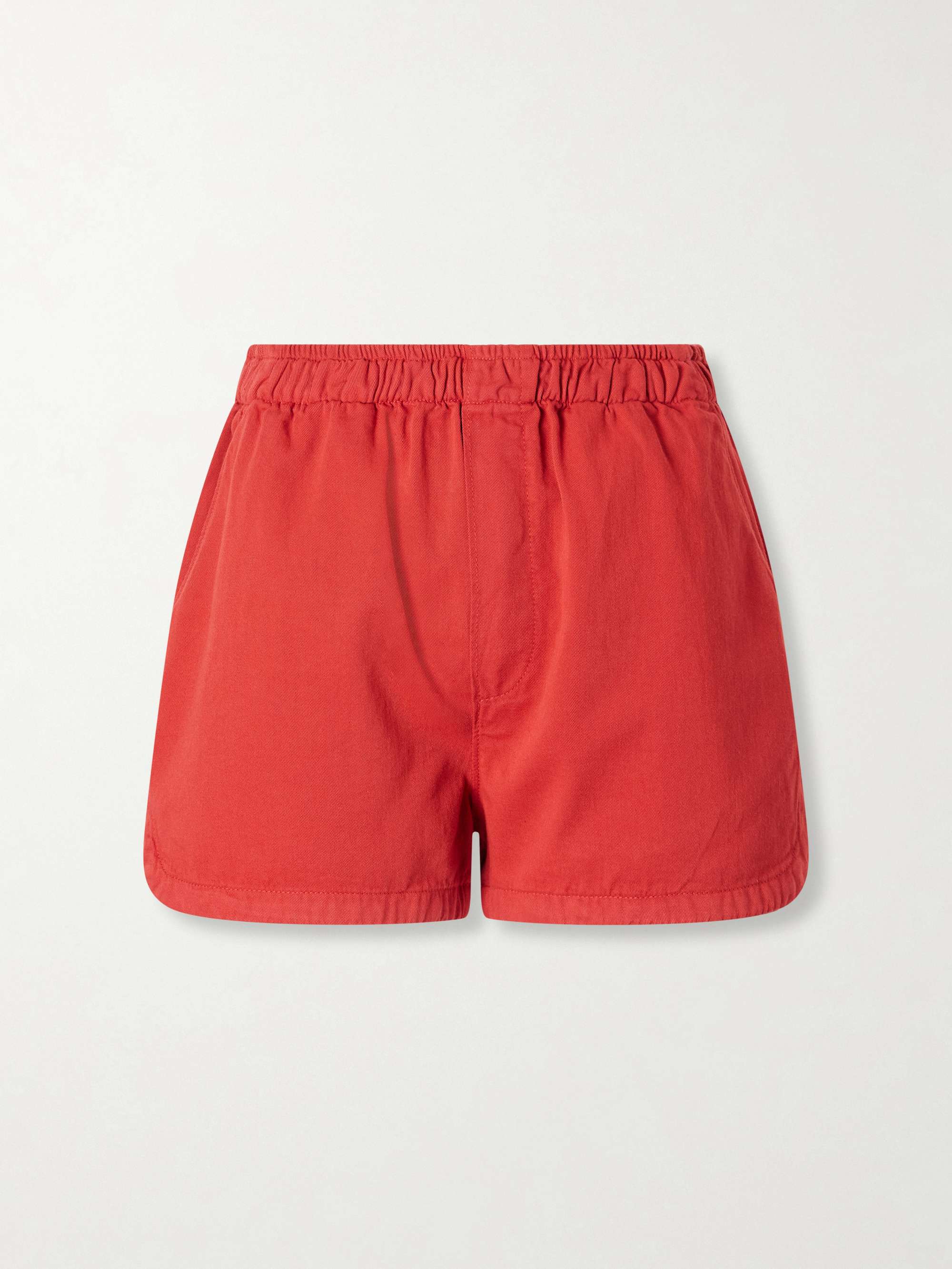 Track Cotton-Twill Shorts
