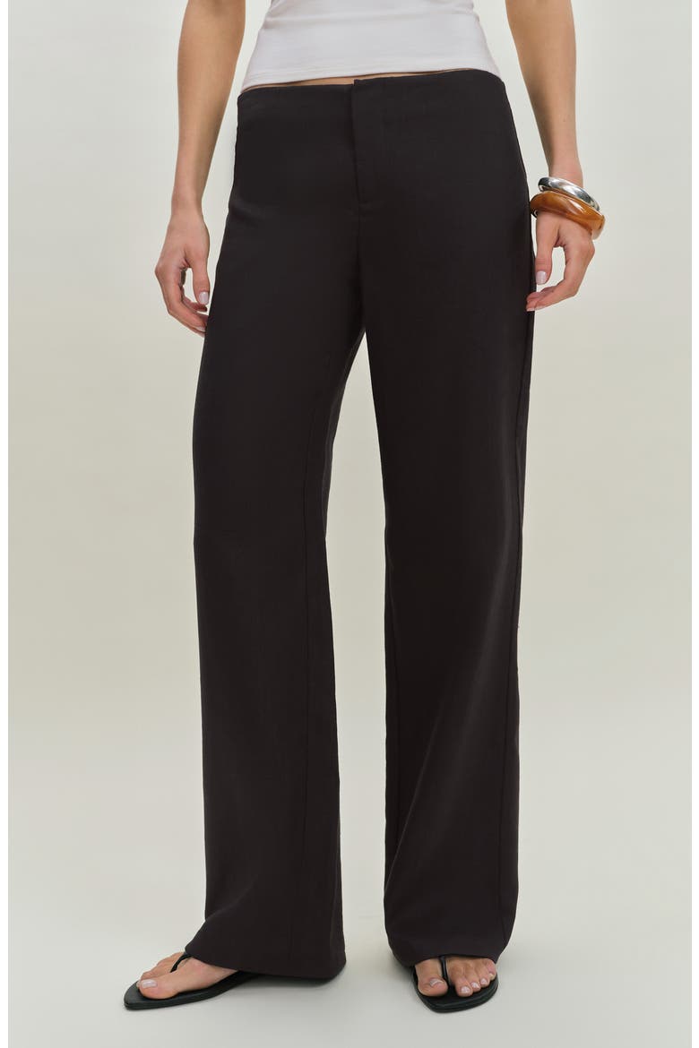 Vida Low Rise Linen Pants
