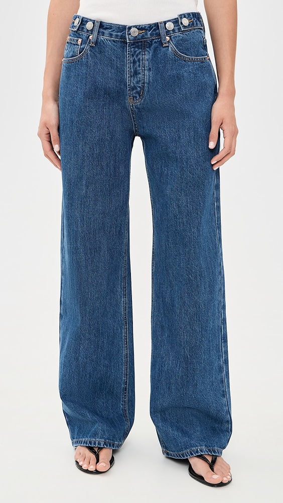 Adjustable Jeans - Medium Wash