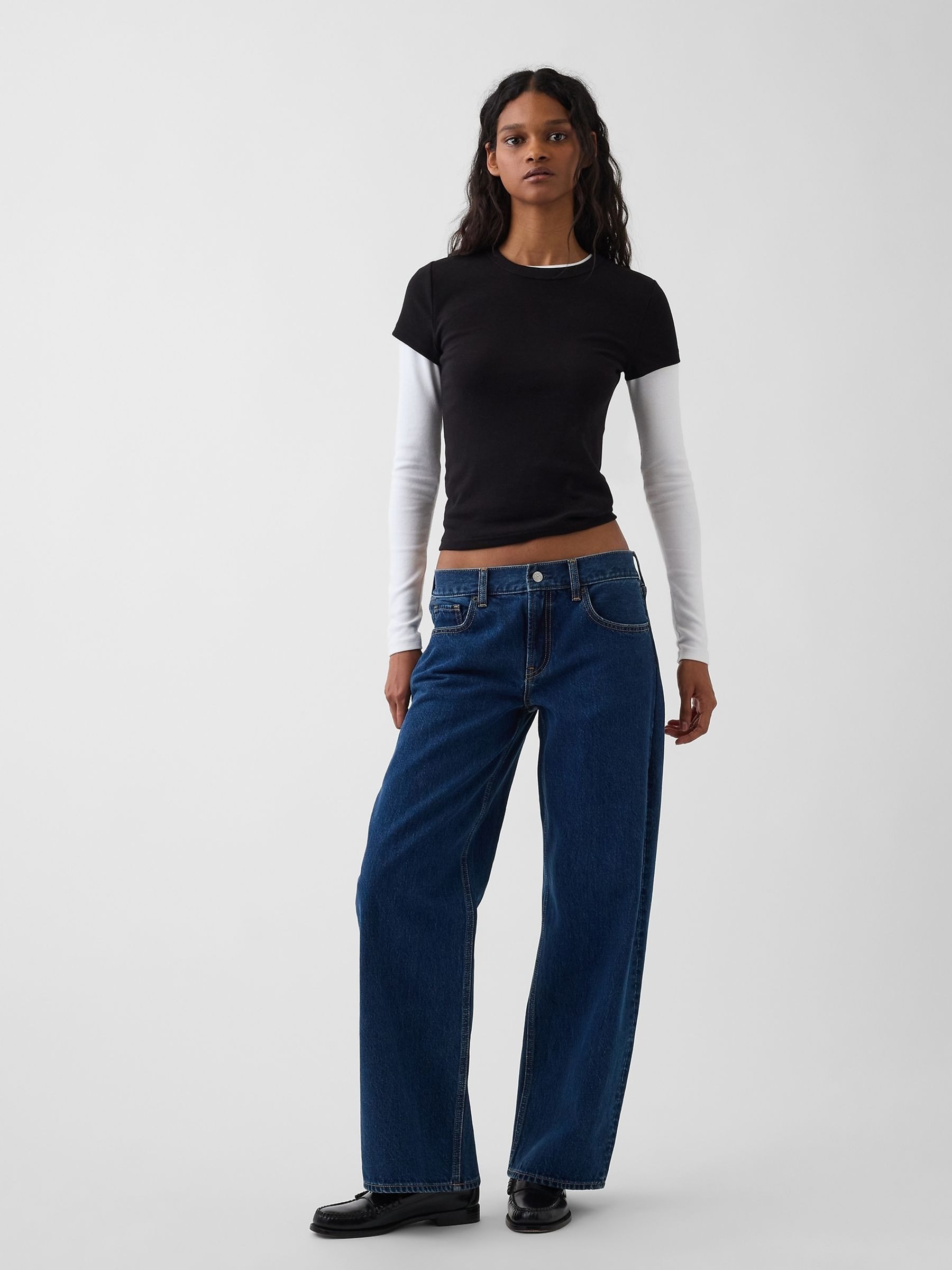 Gap, Medium Wash The Hailey Low Rise Loose Jeans
