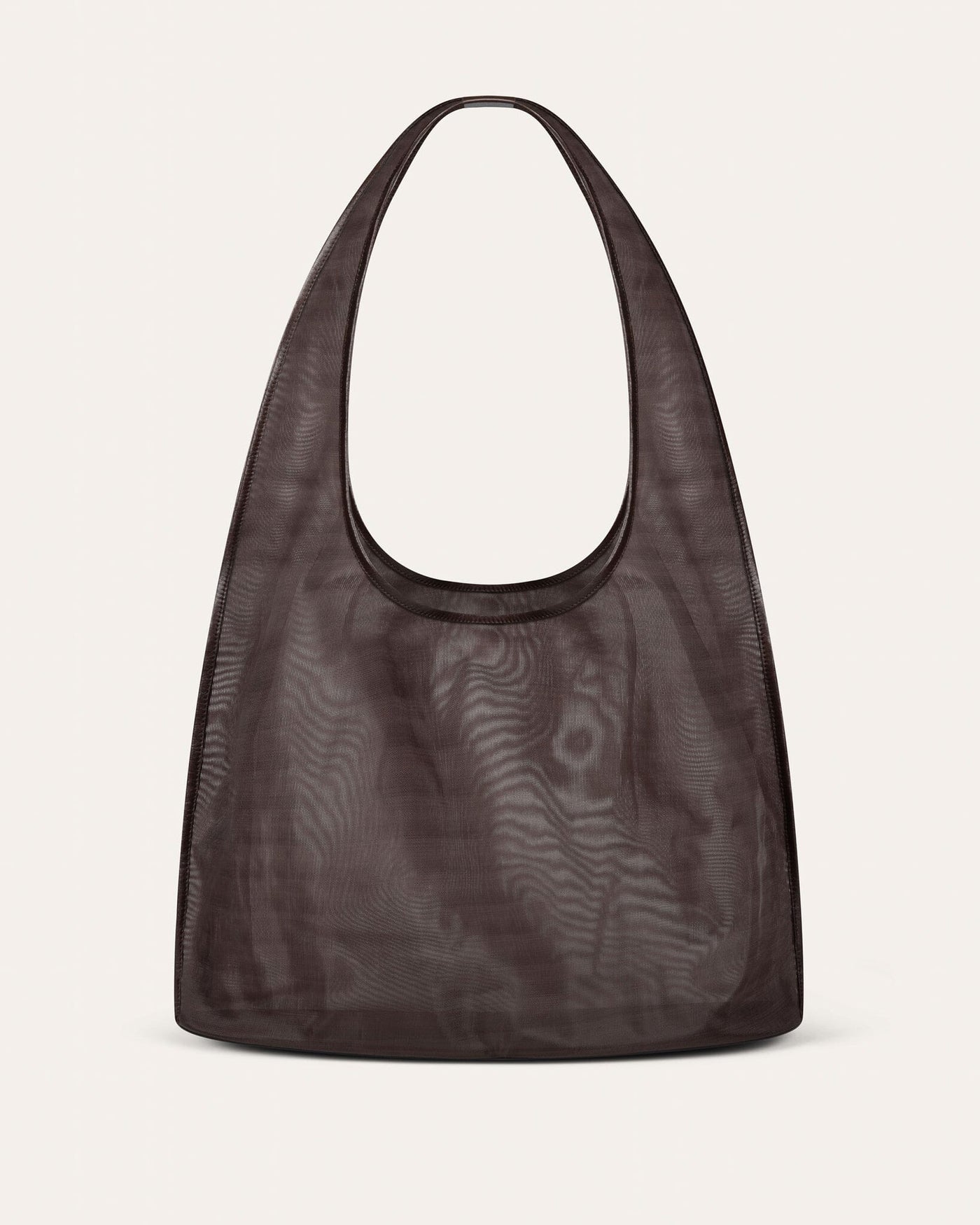 Large Mesh Sacchetto, Coffee