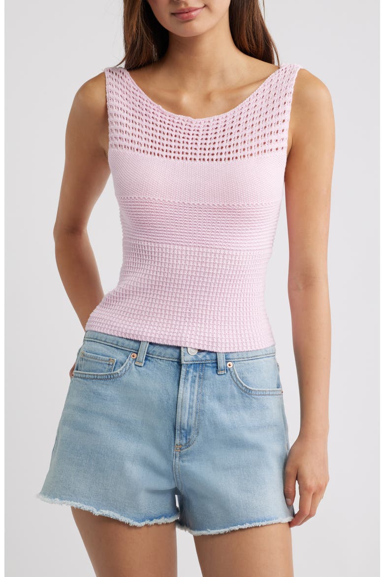 Brielle Open Knit Tank Top