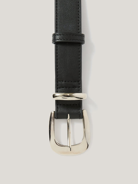 Leather Western Belt | Black