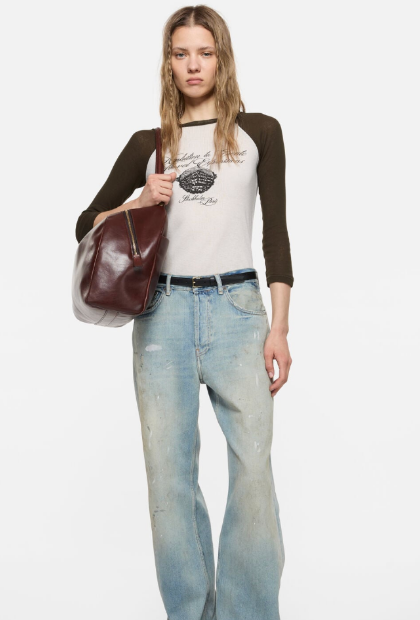 Acne Studios, Jersey T-Shirt With Logo