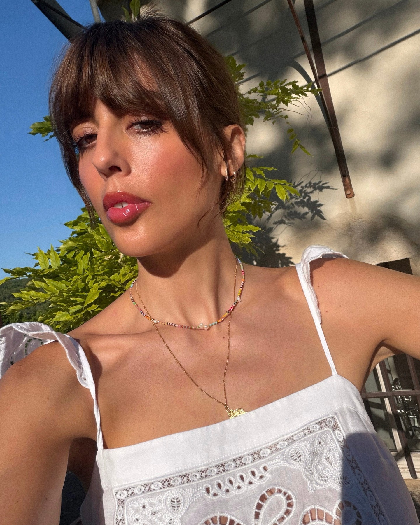 Selfie of Violette Serrat wearing minimal makeup.