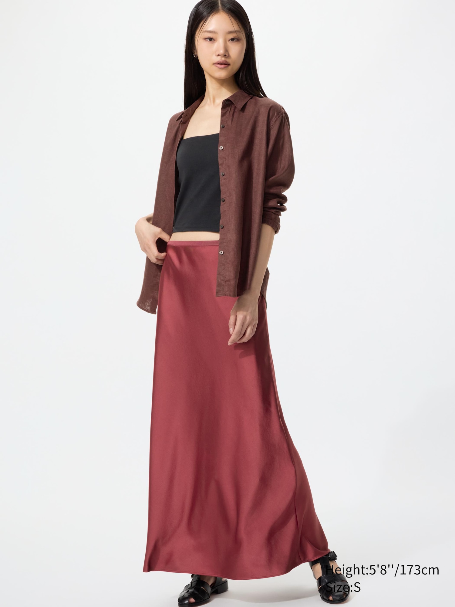 Satin Skirt (longer)