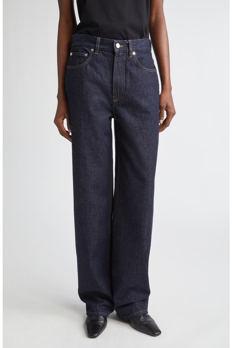 Samur High Waist Tapered Leg Jeans