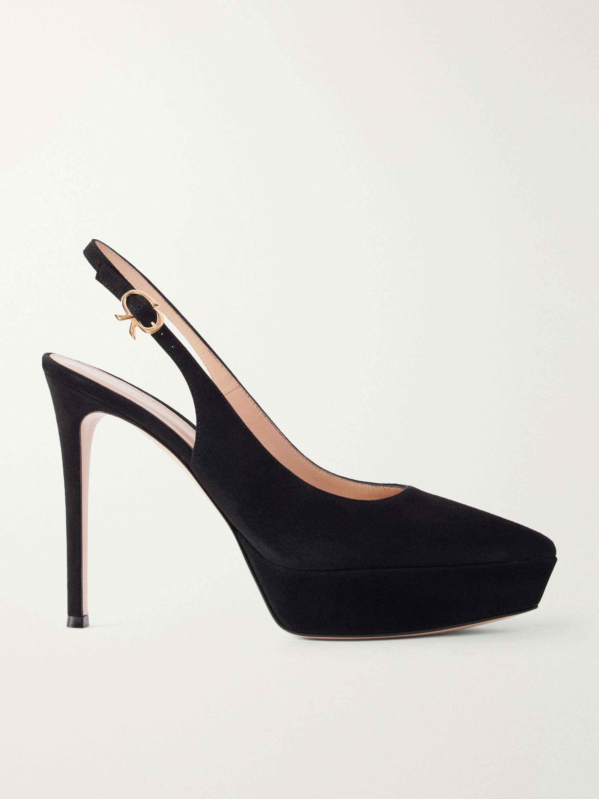 Dasha Sling 85 Suede Slingback Pumps