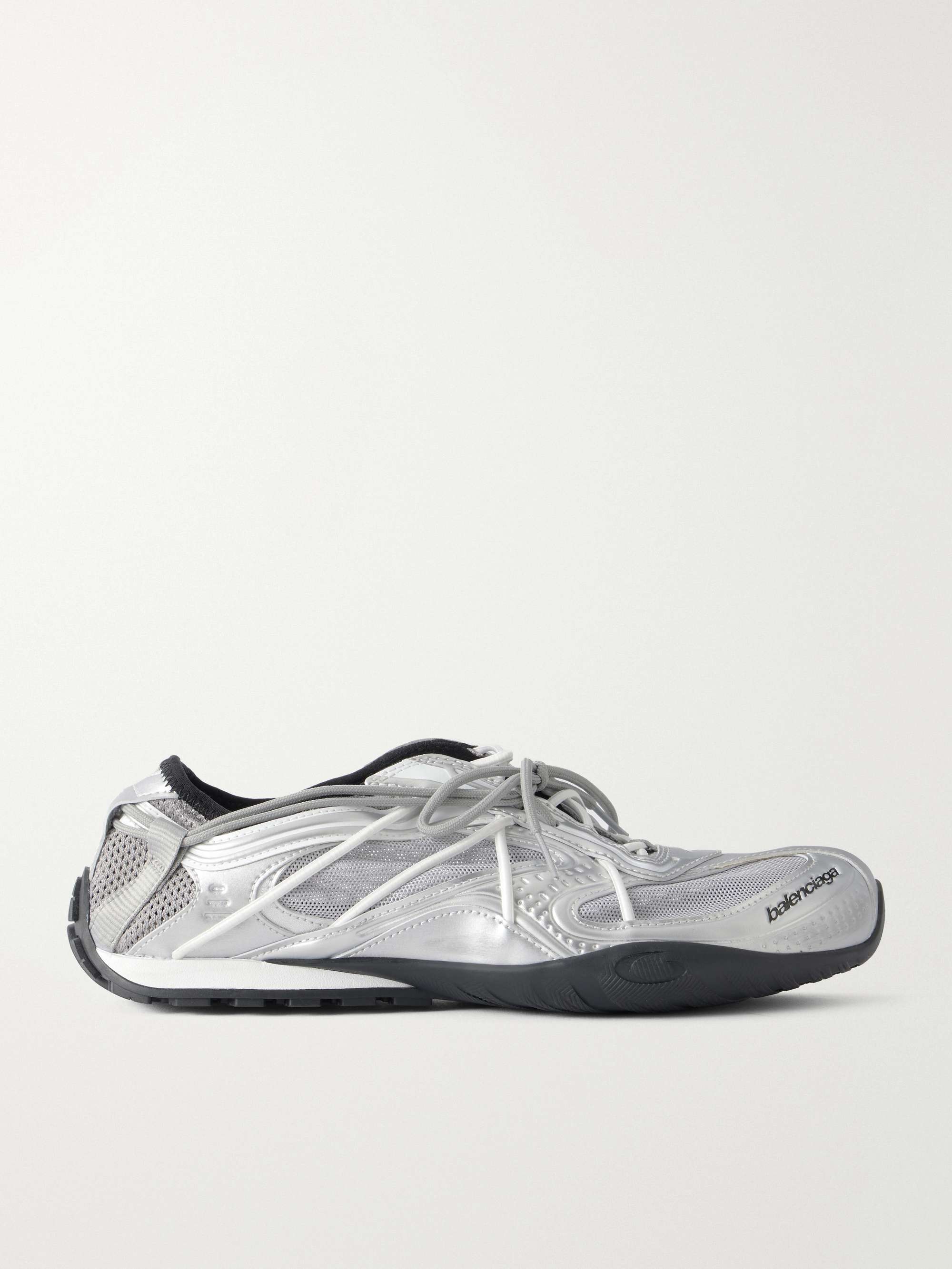 Radar Rubber-Trimmed Slip-On Sneakers