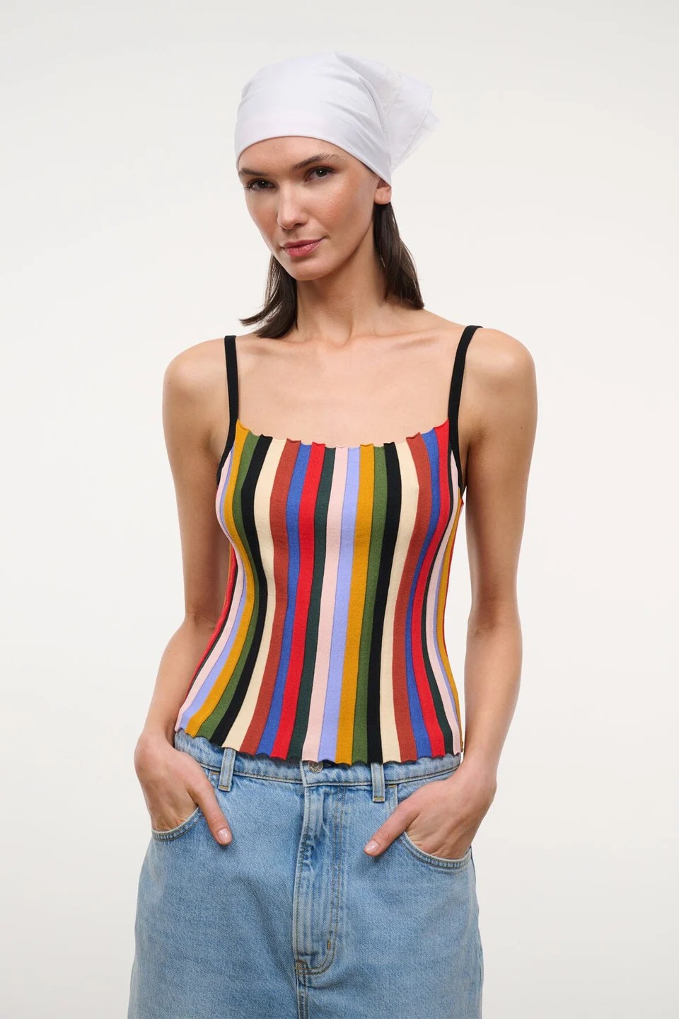 Staud, Skye Tank Artist Stripe