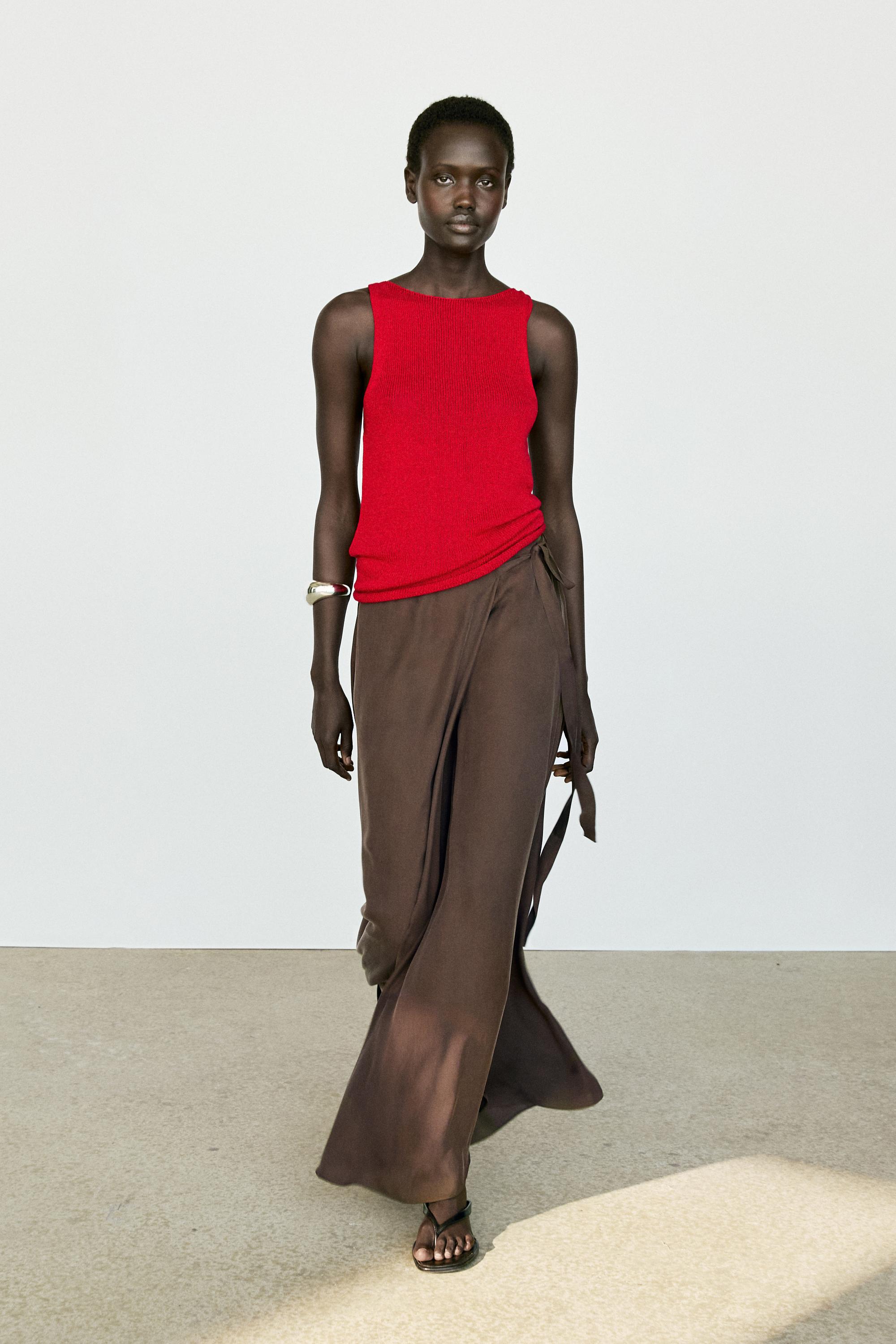 Brown skort