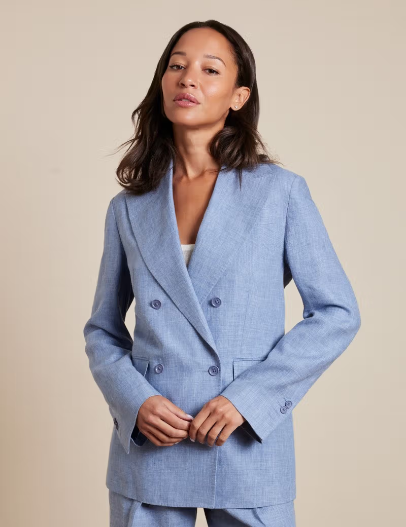 hawes & curtis, Relaxed Twill Linen Blazer