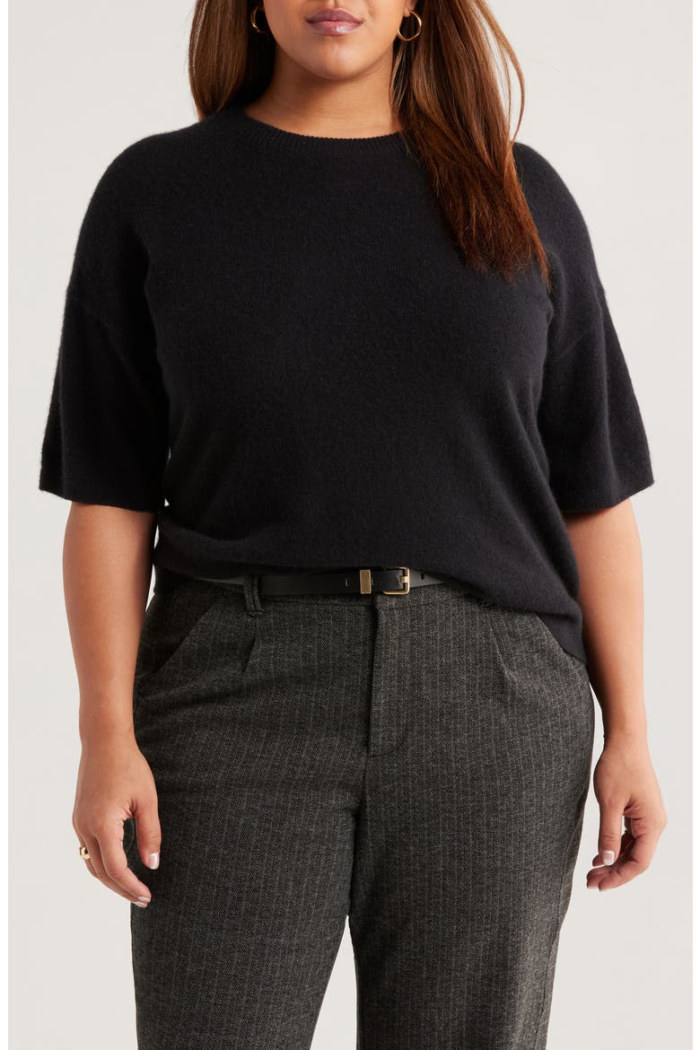 Short Sleeve Cashmere Sweater