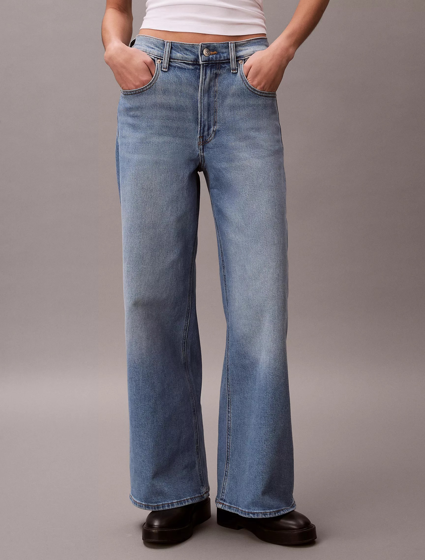 Ultra High Rise Wide Leg Jeans