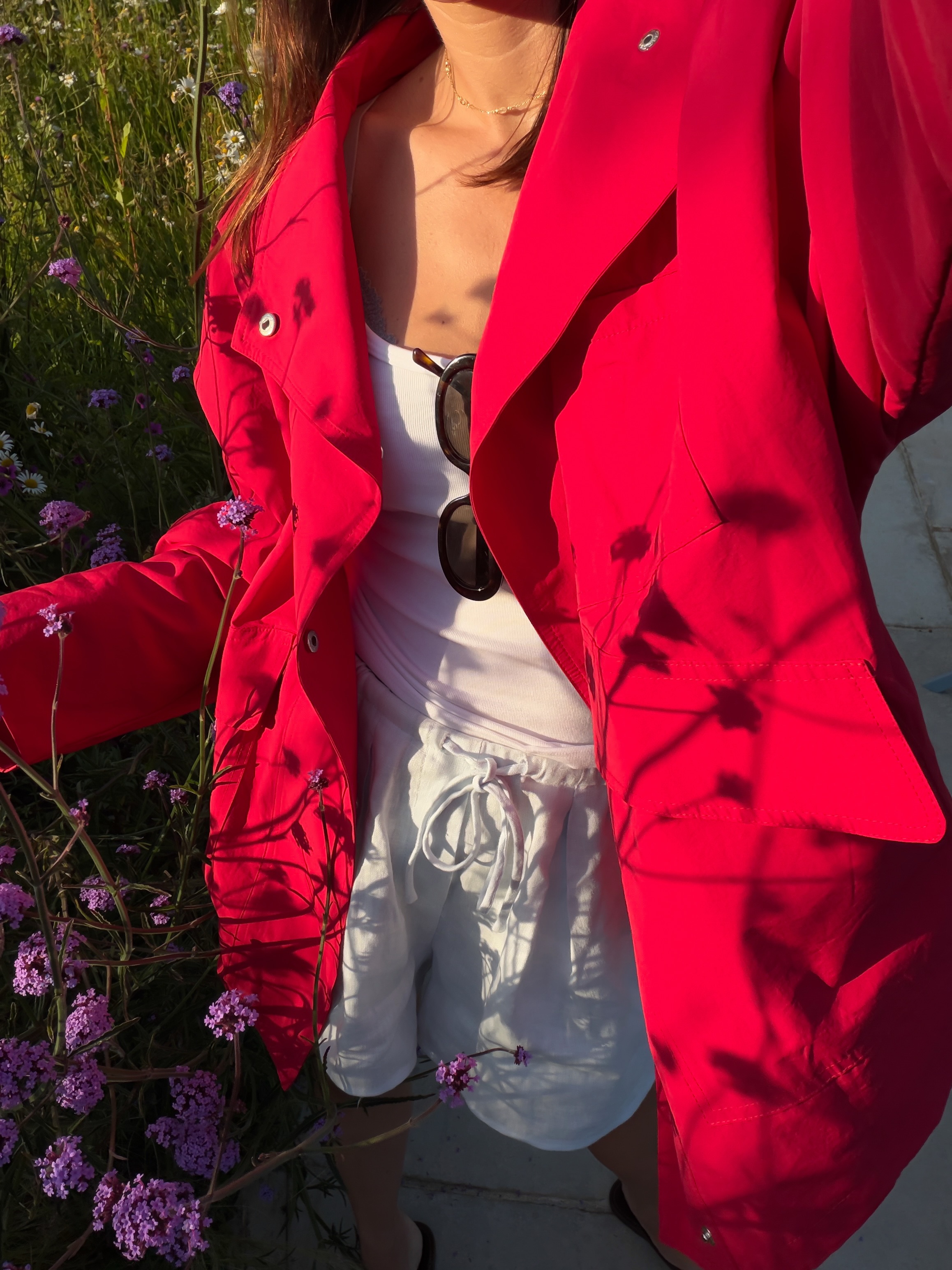 An image of a woman wearing best white linen fashion item for summer 2026