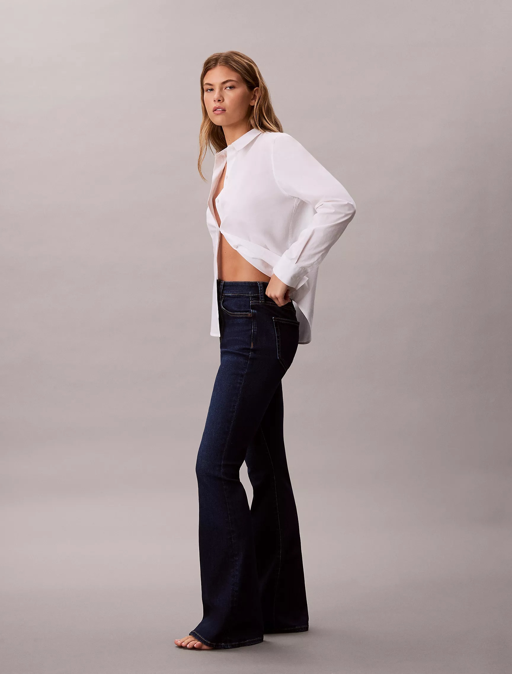 High Rise Flare Jeans