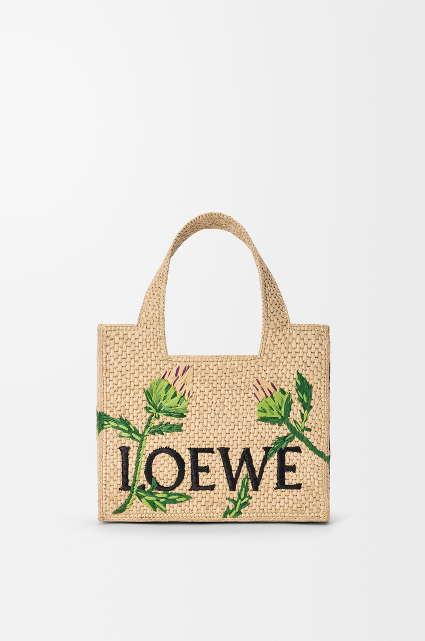 Loewe, Small LOEWE Font totein raffia
