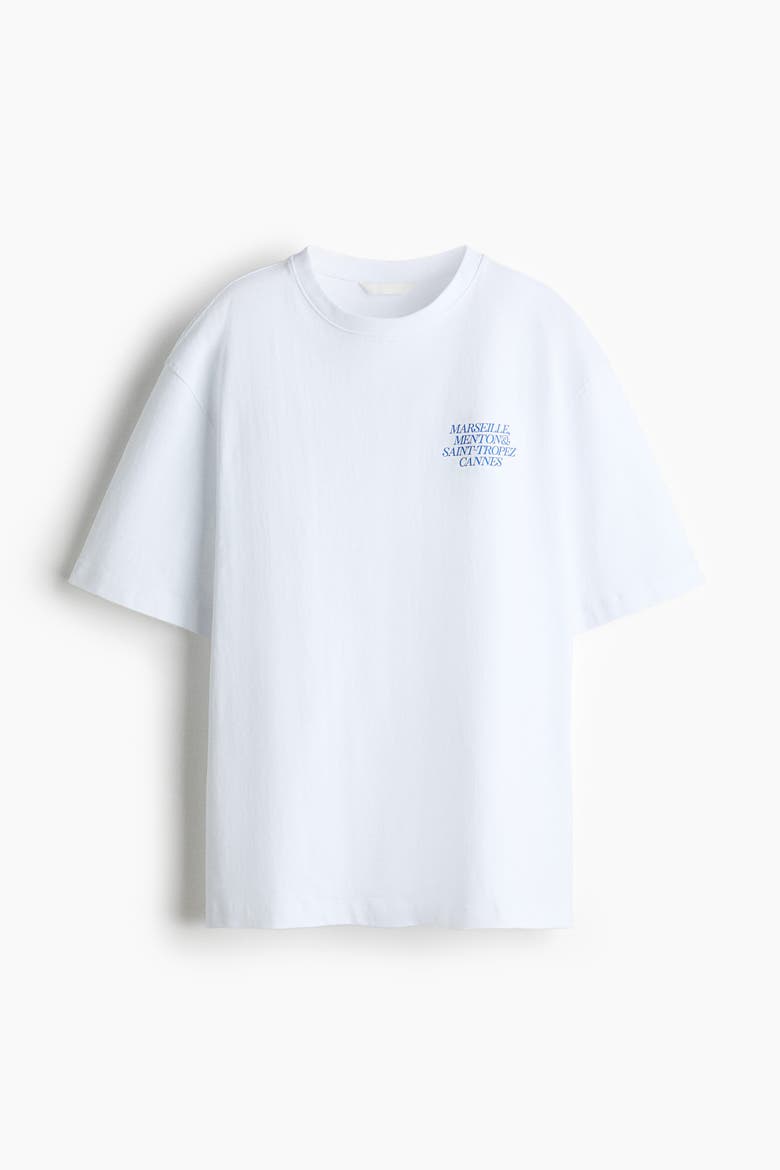 Oversized Print-Motif T-Shirt