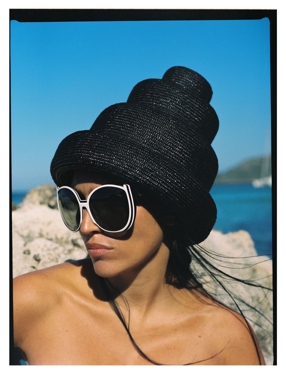 Alice Violier Amzalak wearing vintage sunglasses.