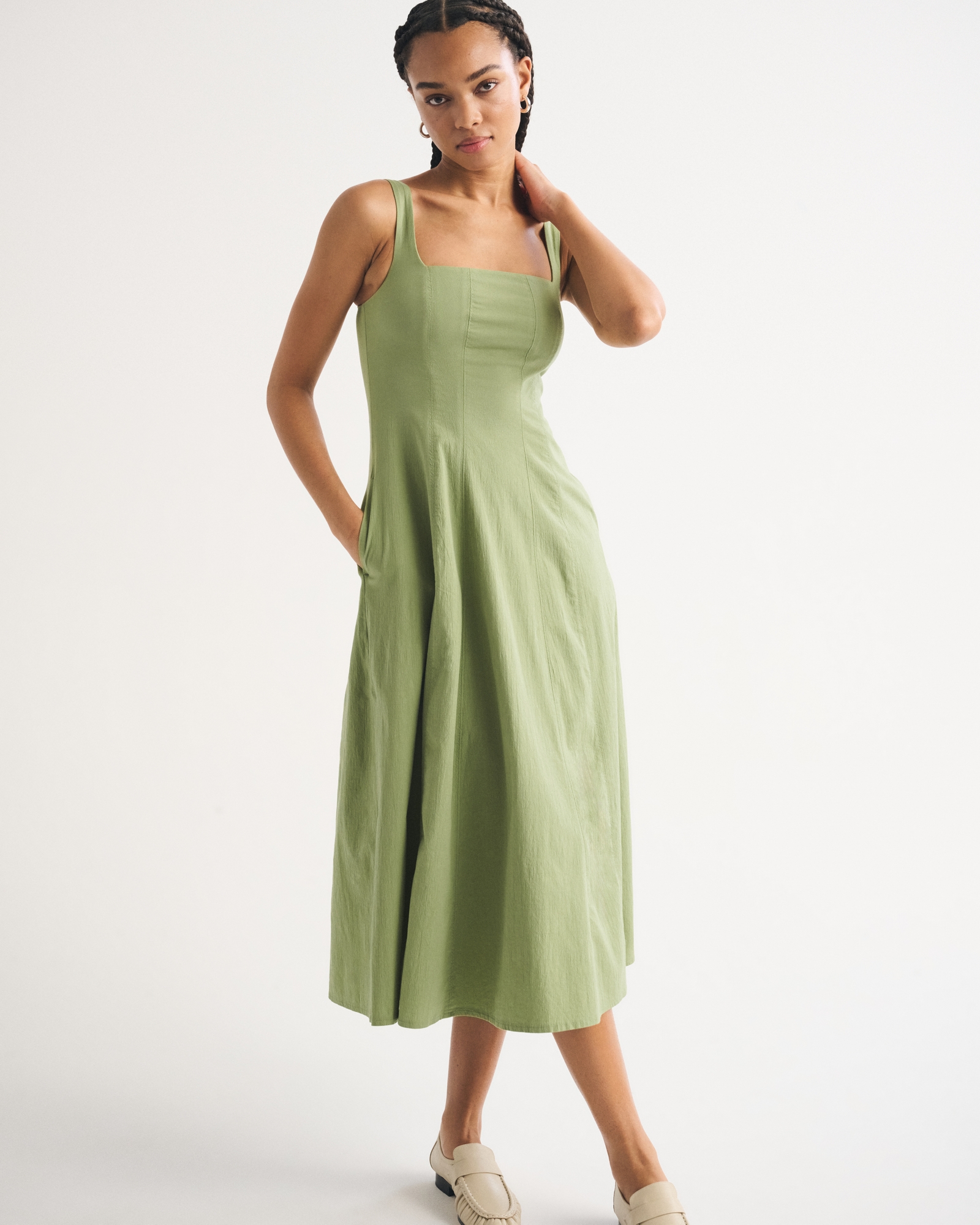 A&f Mila Midi Dress