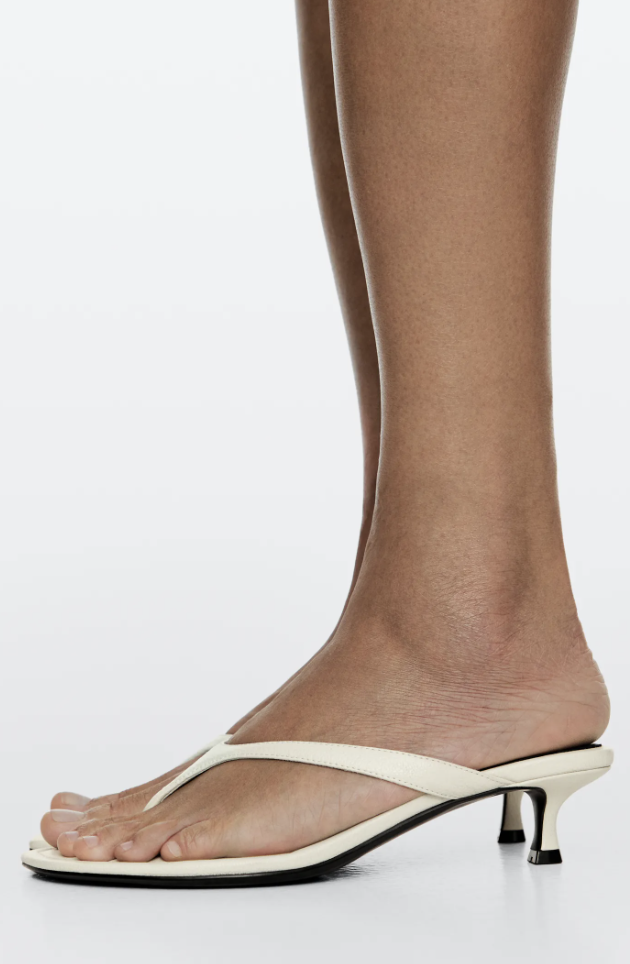 Massimo Dutti, Leather Heeled Sandals