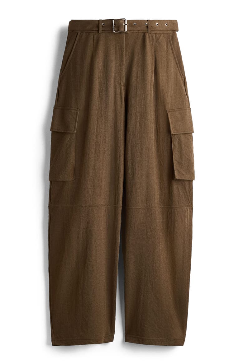 Belted Cargo Trousers